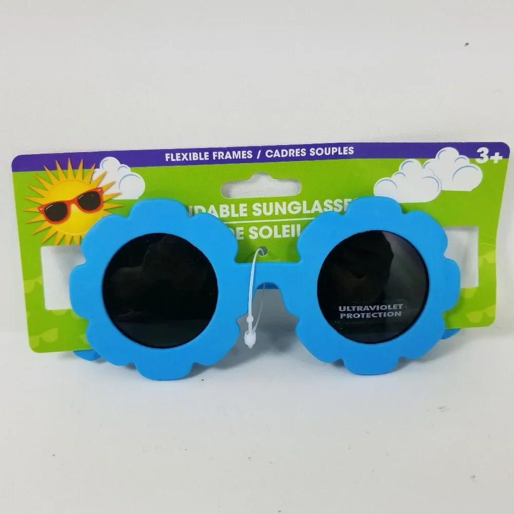 Flower shaped kids sunglasses with UV protection